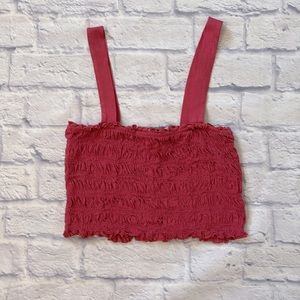 American Eagle Stretchy Tube Top Pink Sleeveless Tank Size Medium